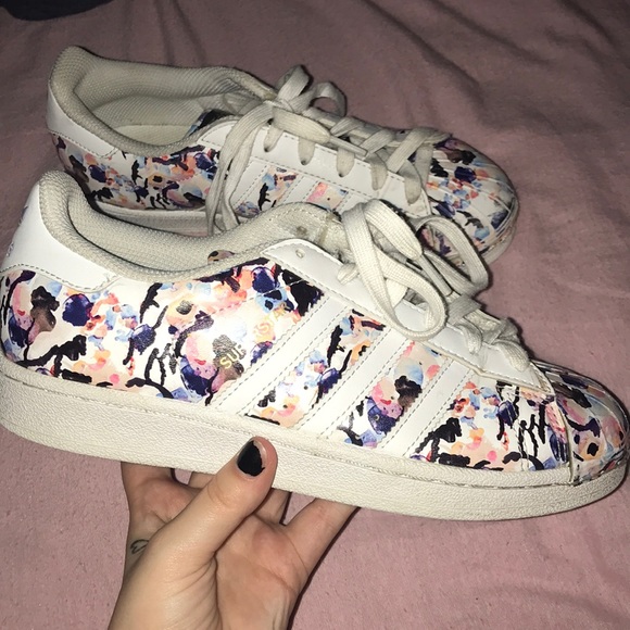 adidas Shoes - Watercolor Adidas Superstars